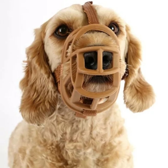 Baskerville Ultra basket Muzzle, Tan Size 6 for very large dogs - Picture 4 of 4